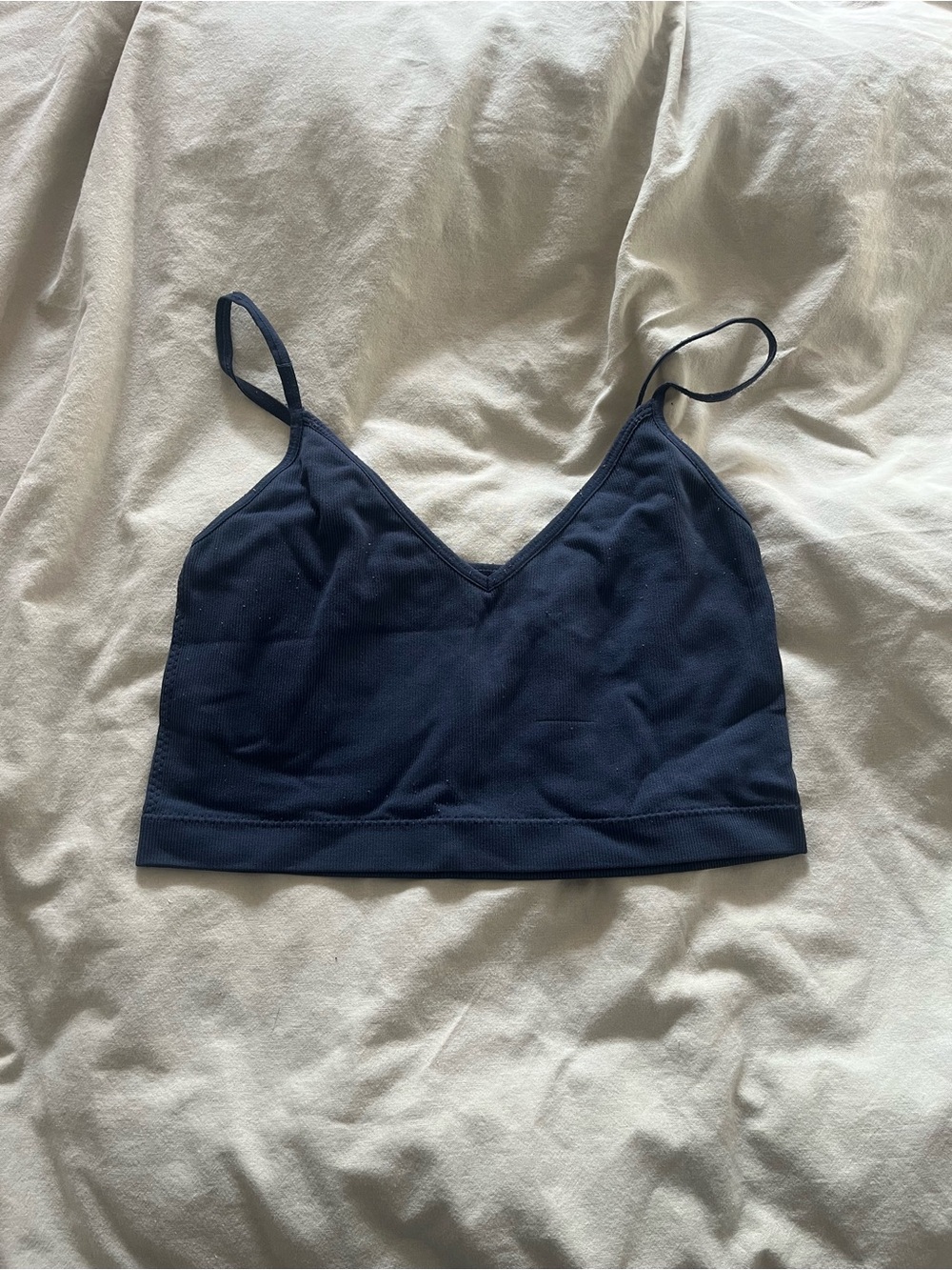 Garage Navy Bralette Camisole with Adjustable Straps